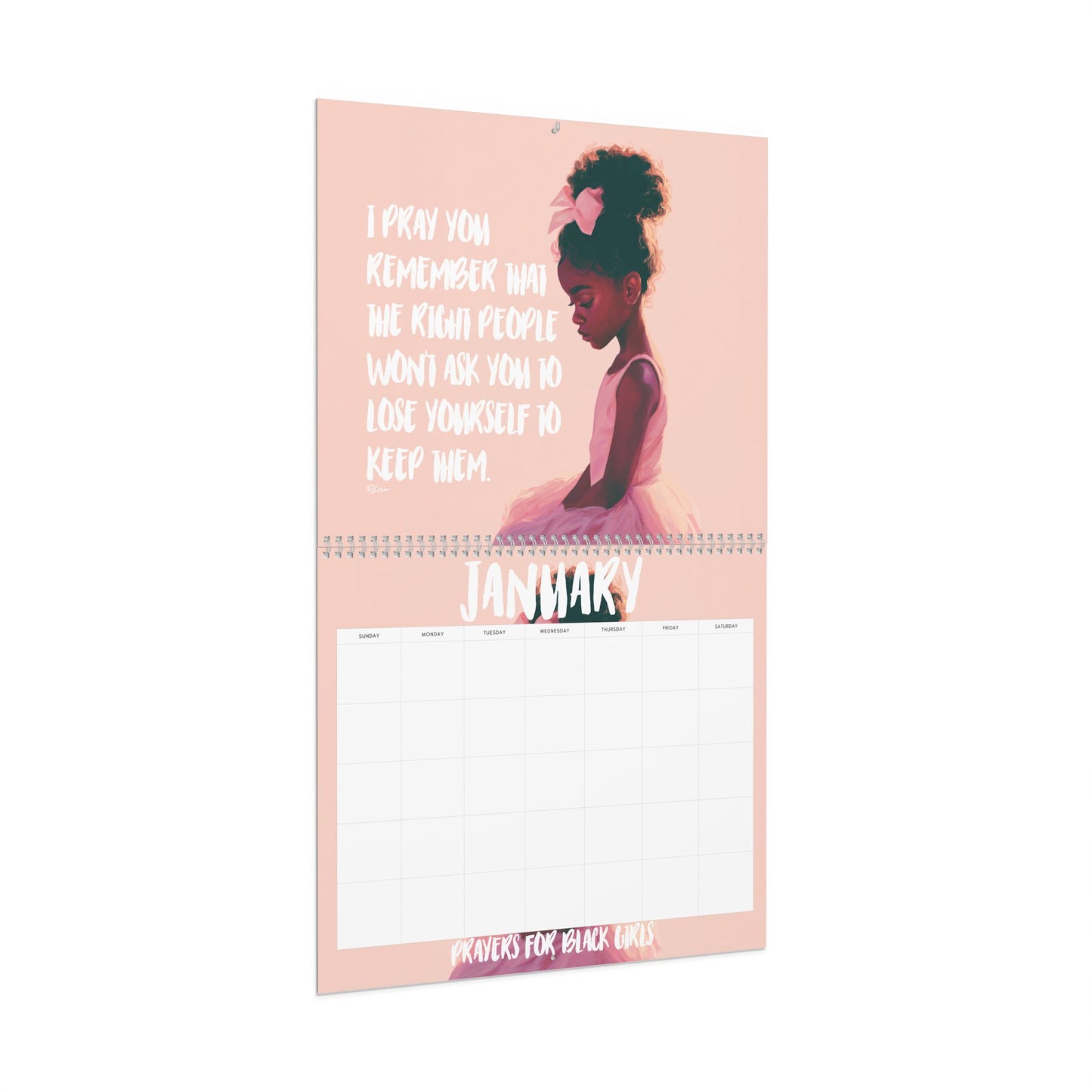 Prayers for Black Girls Wall Calendar