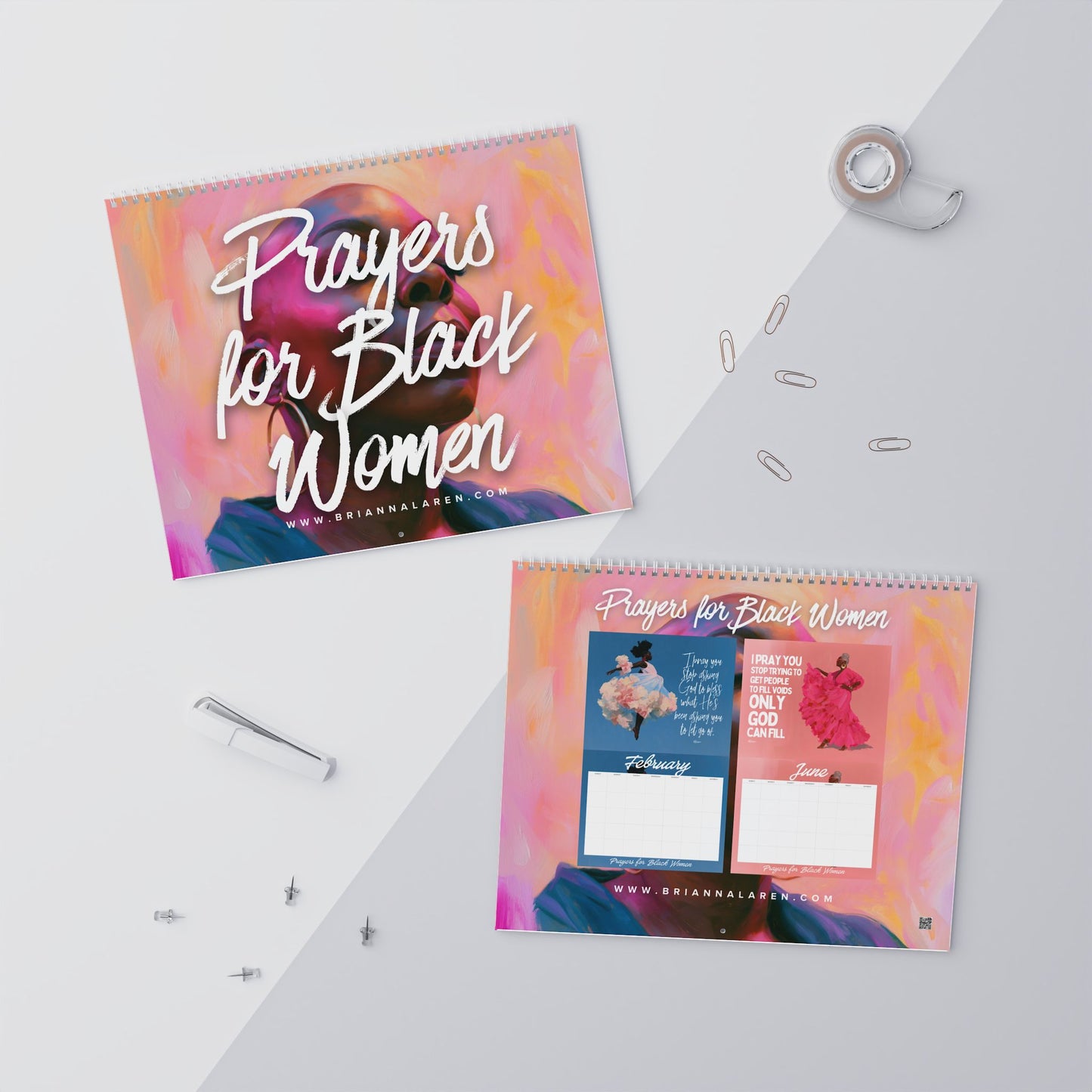 Prayers for Black Women Undated Calendar