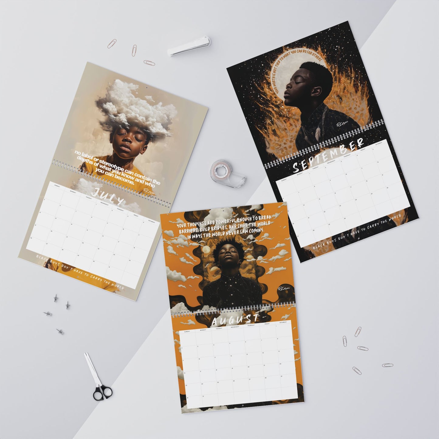 Black Boys 2026 Calendar