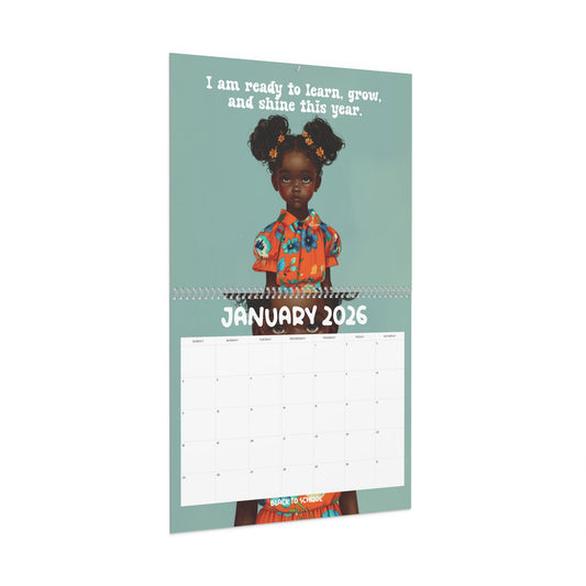 Black To School Calendar