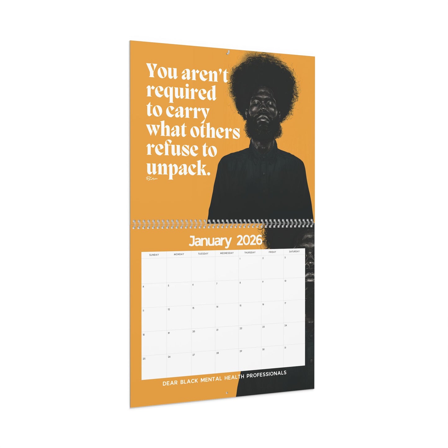 Black Mental Health Professionals 2026 Calendar