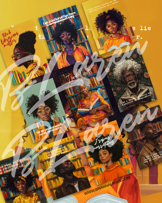 Black Librarian Affirmations - Digital