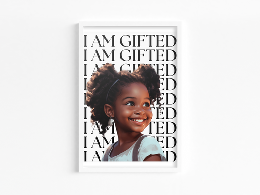 I AM GIFTED AFFIRMATION- GIRL